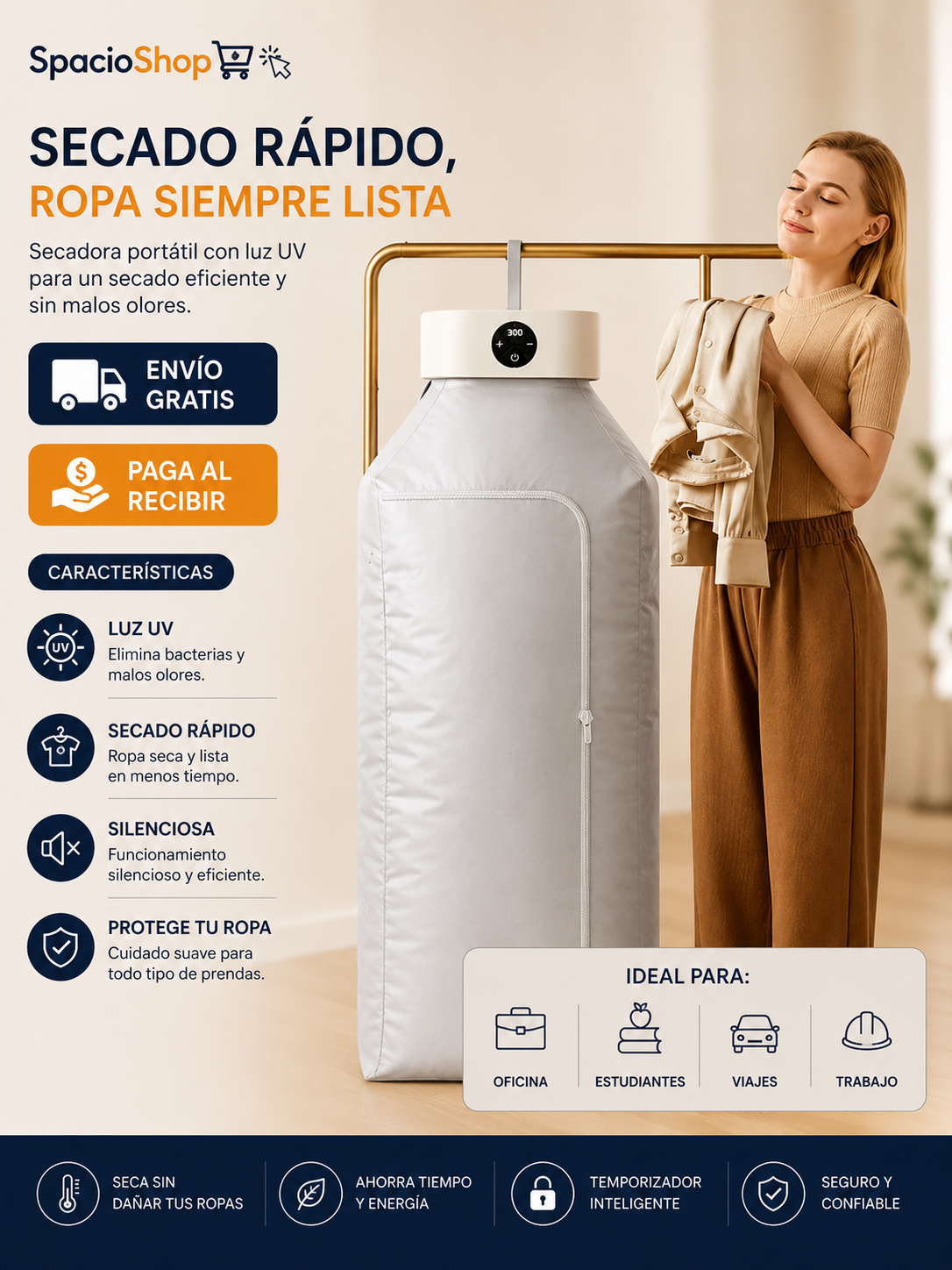 EcoSecPro™ - Secadora Ropa