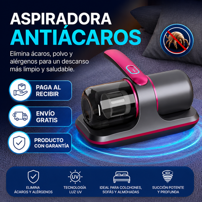 PureBedPro™ - Aspiradora antiácaros