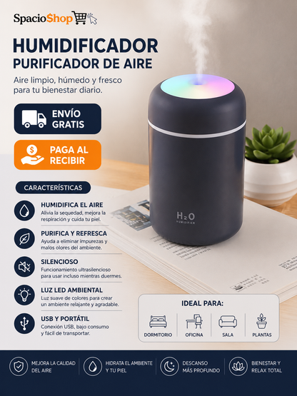FreshAir™ - Humidificador Aire Luz