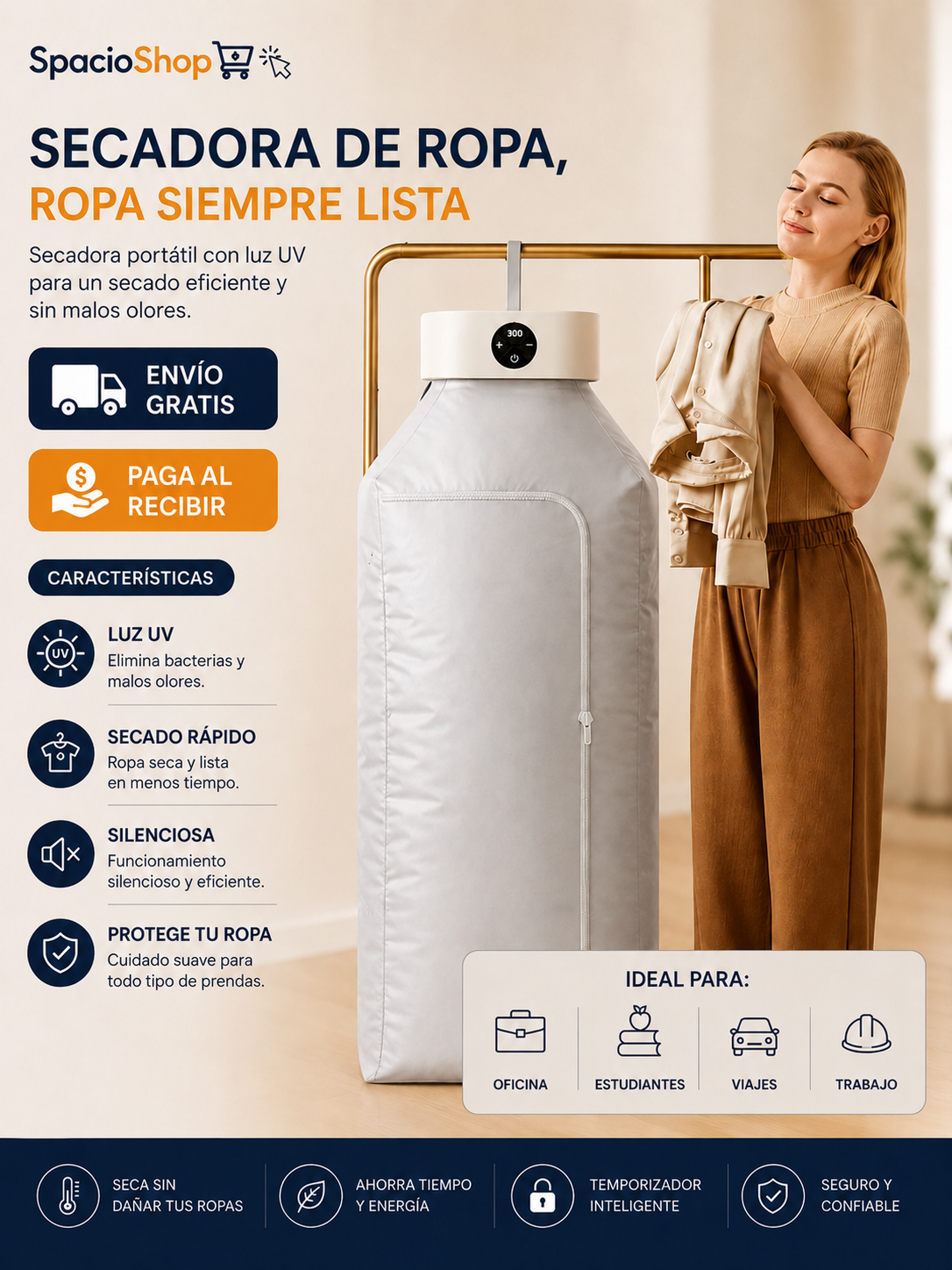 EcoSecPro™ - Secadora Ropa